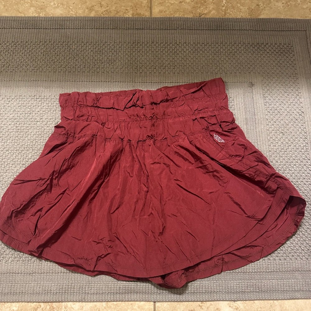 FP Movement by Free People maroon “the way home” skort